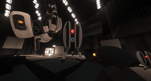Boss Fight against GLaDOS