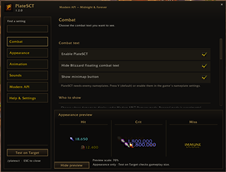 Combat Settings