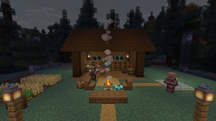 Dusk at camp