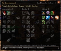 Their opponent talent tree