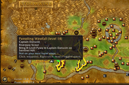 Your route on the world map