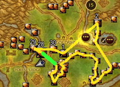 A farm loop on your map