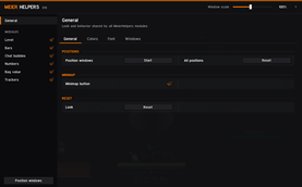 Options Panel