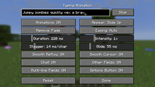 Settings in 1.0 — English
