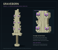 Version 1.1.0 - Original bone design and purple eyes