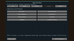 Mage Test Book - Private Laboratory Controls