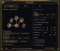 Sample - Familiar gold and Display