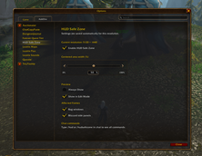 Hud Safe zone options