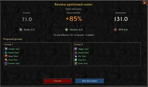 Roster optimizer 