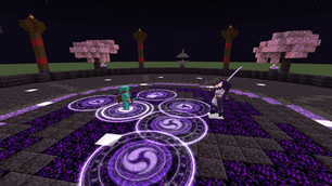Phase 2: six lightning circles.