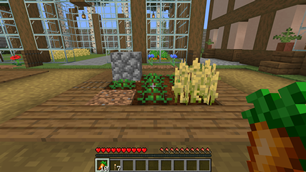 Obstacles and crops preserved