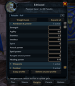 Customize your stat weights