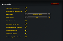 Addon Settings