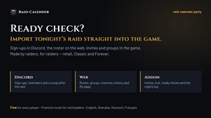 Raid-Calender