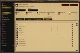 Detailed recipe page