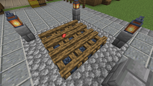 Food remains on the campfire