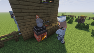 Chef cooking chicken