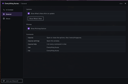 Everything Auras - Weak Auras Fork - General Option Tab