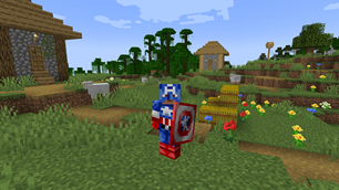 Super Soldier armor + Vibranium Shield