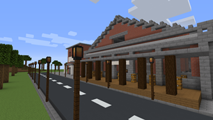 Factory street / Улица перед заводом