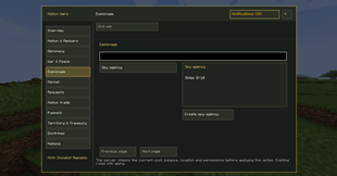 Espionage Tab