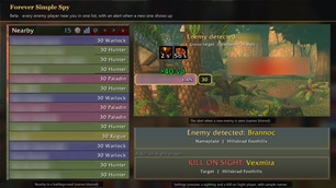 Enemies nearby, with alerts