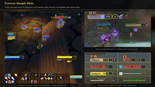 The whole UI, flat and compact