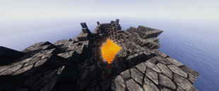 Volcanic island