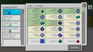 Crafting Status Window