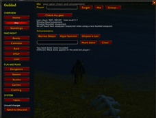 Gear checks and attunement tracking