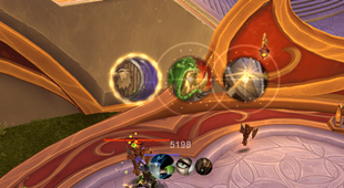 Combat recommendations and visual notifications