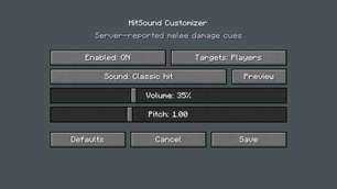 HitSound Customizer settings