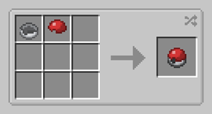 Assembling a ball in the crafting table