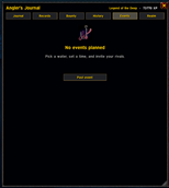 The Events Page