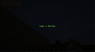 Overlay upon starting a new world