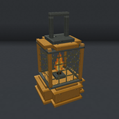 Davy Mining Lantern — close-up