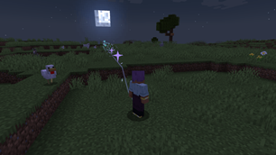 Glyphs at night