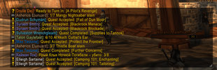 Quest announcements in chat