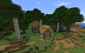 The Wells blend in nicely with your village.