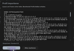 Import a Shared Profile — Keep Existing Layouts
