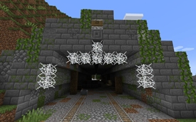 Front view of an entrance.