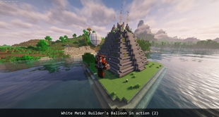 White Metal Builder's Balloon in action (2)