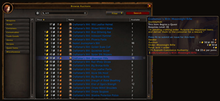 Craftsman’s Writ: total and gold per rep