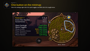 One button on the minimap