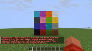 The same warning on NeoForge