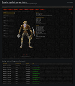 AutoBiographer - Snapshots and Gear History