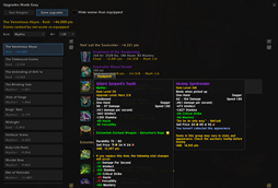 Upgrades by Dungeon
