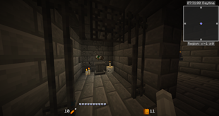 Undead Ascension's UI with the texture pack enabled