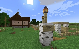 There's a varied selection of farms and they all belong to various people.