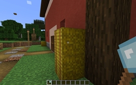 Haybale visible.